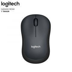 Logitech M221 Mouse Wireless Silent - Hitam