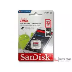 SanDisk Ultra MicroSDHC UHS-I A1 32GB Class 10 Kartu Memori MMC Original
