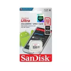 SanDisk Ultra SDHC, 32GB, 100MB/s R