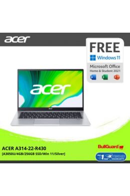 ACER A314-22-R430 [A3050U/4GB/256GB SSD/Win 11] NX.HVVSN.013