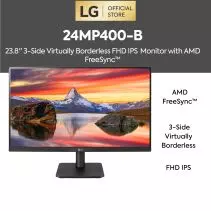 LG 24MP400-B 23.8'' FHD IPS Monitor AMD FreeSync™ 75Hz HDMI