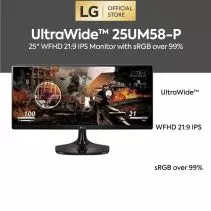 LG IPS WFHD UltraWide™ Monitor 25UM58-P.ATI