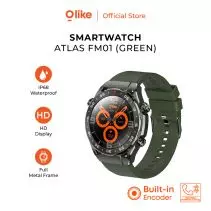 Olike FM01 ATLAS Smartwatch HD 1.39" Jam tangan Bluetooth Call IP68 - Green