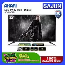 AKARI SC-53V32D Smart TV 32 Inch TV LED Smart Connect- Garansi 5 Tahun