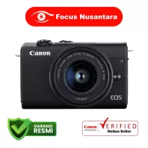 CANON EOS M200 Kit EF-M15-45mm f/3.5-6.3 IS STM Kamera Mirrorless Garansi Resmi