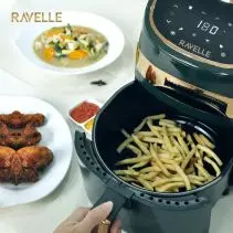 Ravelle Digital Air Fryer - Airfryer Menggoreng Tanpa Minyak - Green Jade