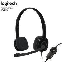 Logitech H151 Stereo Headset with Mic dan Line Control