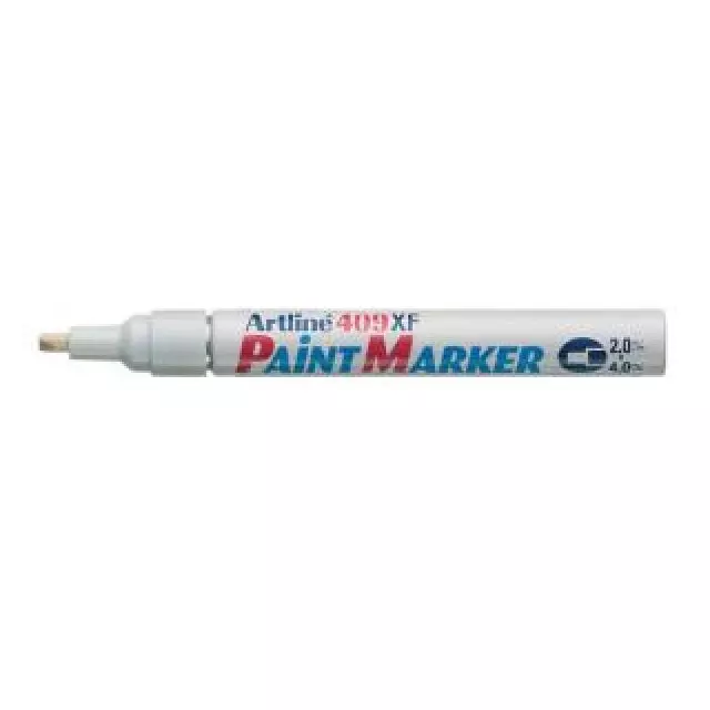 ARTLINE Marker Paint 409XF (Chisel) XtraFine White