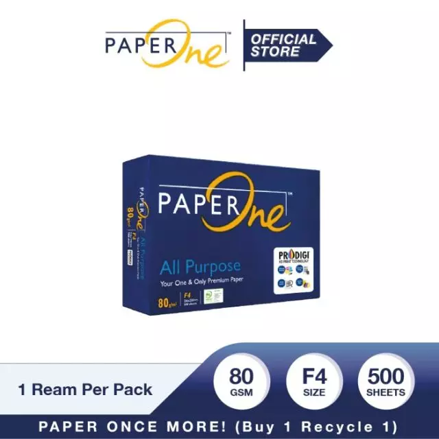 PaperOne Kertas Fotocopy F4 - 80 Gram