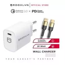 Brooklyn 1 SET iPhone Charger + Gold Cable Power Delivery BK-W5