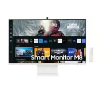 SAMSUNG Smart Monitor M8 32" M80C Warm White Slim 4K HDR USB-C Speaker