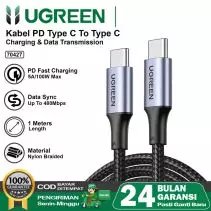 Kabel Data UGREEN USB Type C To Type C PD 5A 100W Fast Charging 70427