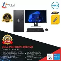 Dell Ispiron 3910 MT [Ci5-11400, 8GB, 512GB, Intel UHD, Windows 11, OHS 2021 + Dell E2016HV]