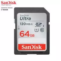 Sandisk SD Card 64GB Ultra 140MBps Memory Card SDXC