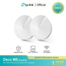 TP-Link Deco M5 2-pack - AC1300 Dual-Band Whole Home Mesh Wi-Fi System