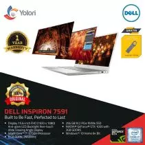 Dell Inspiron 7591 [Ci7-9750H, 8GB, 256GB, Nvidia GTX1050 3GB, Windows 10]
