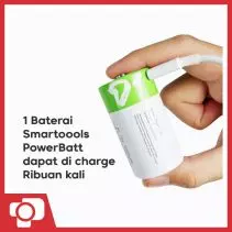 Smartoools PowerBatt-D 1.5V USB Type-C Rechargeable Battery