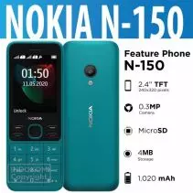 Nokia Feature Phone N-150 2020 - Cyan