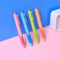 Bantex Pulpen 0.5 mm Erasable Gel Pen Bisa Dihapus Tinta Hitam Soft Grip Warna Warni BG1024-Musky Pink