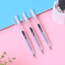 Bantex Gel Pen 0.5 mm / Pena Sekolah Anti Macet Tinta Cepat Kering Nyaman Digenggam BG1025