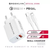 Brooklyn PD iPhone Charger + Kabel Set Fast Charging BK-W1