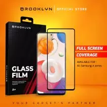 Brooklyn Tempered Glass SAMSUNG A03/A02/A10/A11/A12 Full Cover Protect