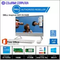 DELL Inspiron AiO 24-5420 i5-1335U 16GB 512GB 23.8"FHD TOUCH Win 11+OHS2021
