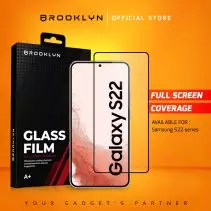 Brooklyn Tempered Glass SAMSUNG S22 - S22 Plus - S22 Ultra Full Cover Protection