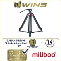 miliboo MTT605A Aluminum Video Tripod Kit with Ground Spreader