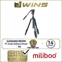 miliboo MUFA-BK Aluminum Tripod Kit with Fluid Head
