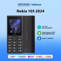 Nokia 105 (2024) Garansi Resmi - Black