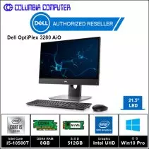 Dell OptiPlex 3280 AiO i5-10500T 8GB 512GB 21.5FHD Win 10 Pro
