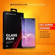 Brooklyn UV Tempered Glass SAMSUNG S10 Plus 3D Full Cover