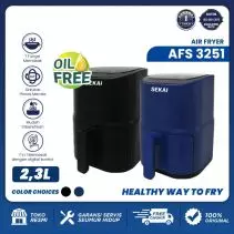 SEKAI Air Fryer Digital 650 Low Watt 2.3 Liter AFS 3251 - Hitam