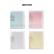 Kokuyo Pastel Cookie Notebook Binder 8 Ring A5 Pink
