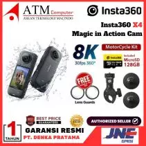Insta360 X4 8K 360 Action Camera Insta 360 ONE X4 Action Cam Garansi Resmi - MotorCycle Kit