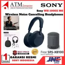 Sony WH 1000XM6 / WH-1000XM6 / WH1000XM6 / WH 1000X M6 Premium Wireless Adaptive Noise Canceling Headphone Original - Midnight Blue