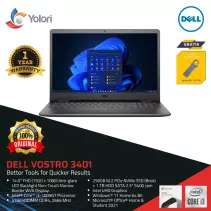 Dell Vostro 3401 [i3-1005G1, 4GB, 1TB+256GB, Intel UHD, Windows 11, OHS 2021]