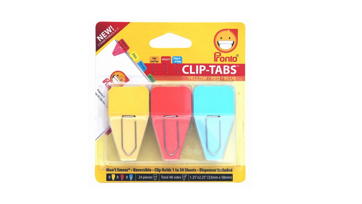 PRONTO Clip Tab 24 Sheets (DatascriptMall.ID) PRONTO Clip Tab 24 Sheets (DatascriptMall.ID)